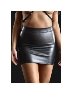 Jupe Faux Cuir Reglisse PATRICE CATANZARO