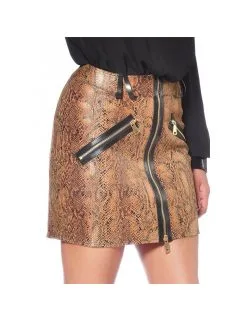 Jupe Imprimé Serpent Ann PATRICE CATANZARO