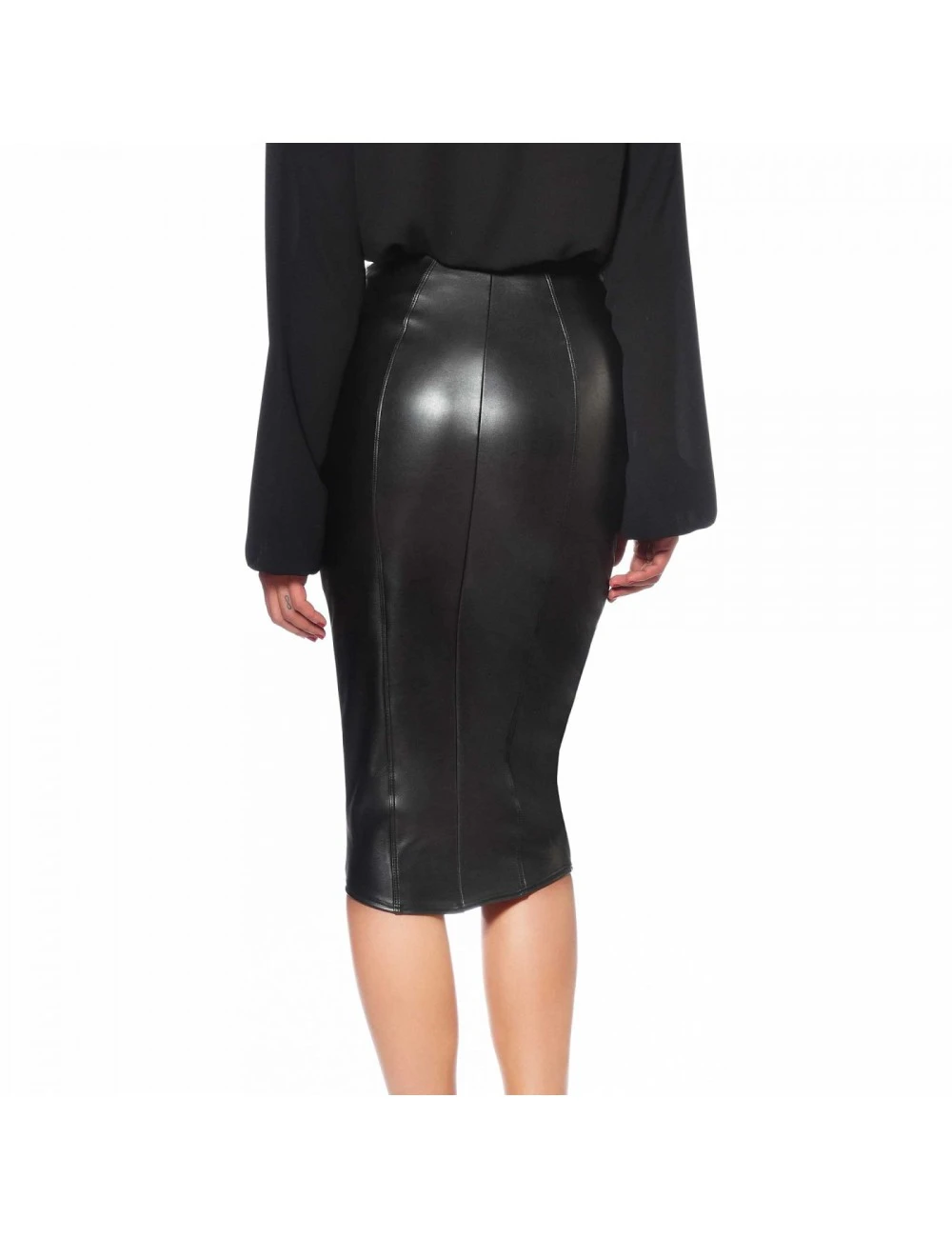 Patrice Catanzaro Jupe Longue Faux Cuir Ornella CATANZARO – Image 2