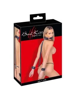 Bad Kitty Kit Bondage Baillon Et Menottes Réglables