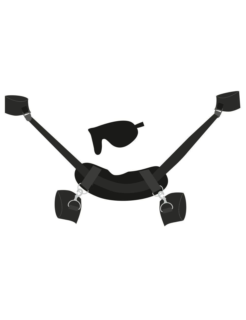 Bad Kitty Kit Retenue Combiné Noir Bondage – Image 8