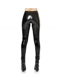 Patrice Catanzaro Legging Vinyle Noir Vera Catanzaro