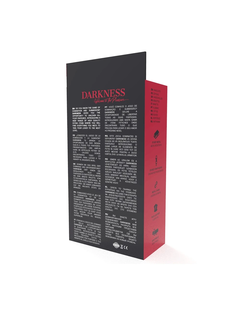 Menottes Avec Pointes Darkness – Image 4