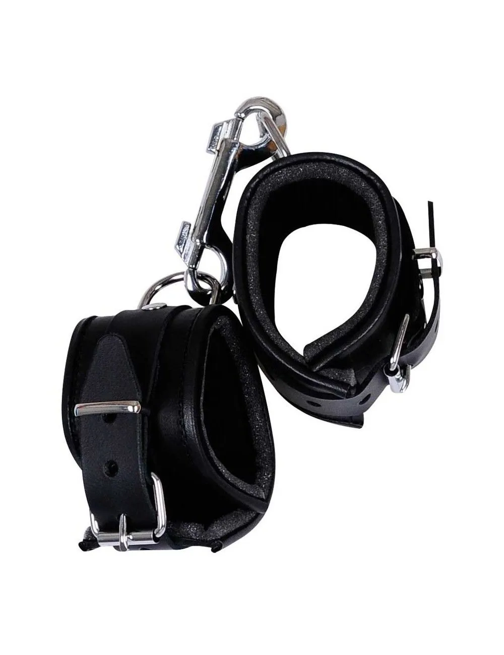 Menottes En Cuir Et Mousqueton ZADO – Image 3