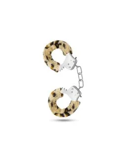 Menottes Temptasia Fourrure Léopard Blush