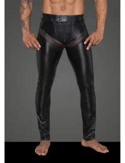 Pantalon Powerwetlook Résille 3D Noir Handmade