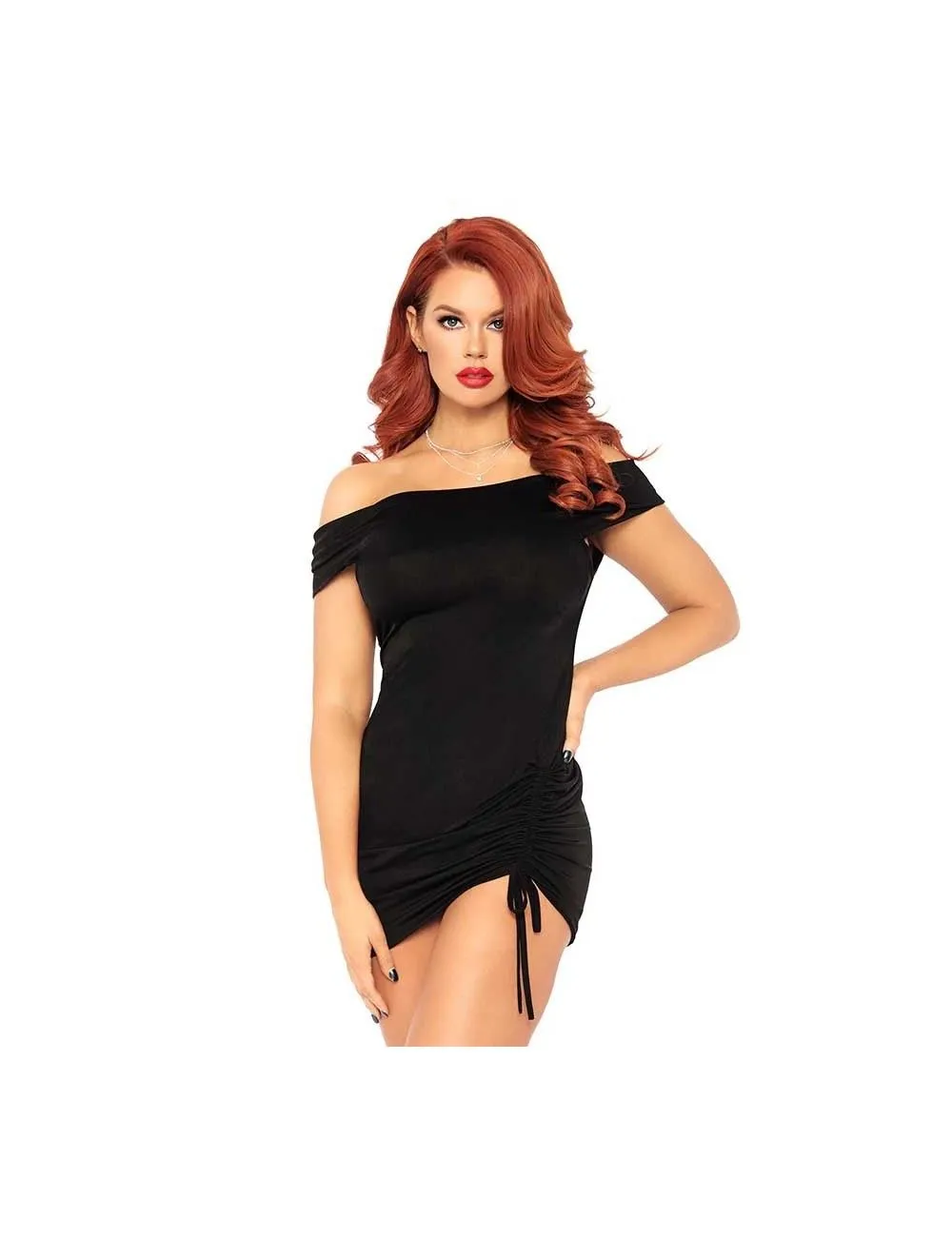 Robe Cocktail épaules Nues Milan LEG AVENUE