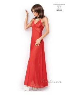 Robe Lingerie Dentelle Rouge Et Fine Résille Glamour Chilirose