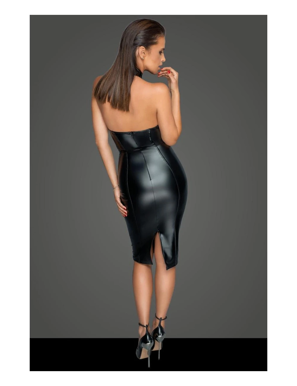 Robe Longue Amazing Noir Handmade – Image 2