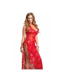 Robe Longue Déesse Latino Rouge Leg Avenue