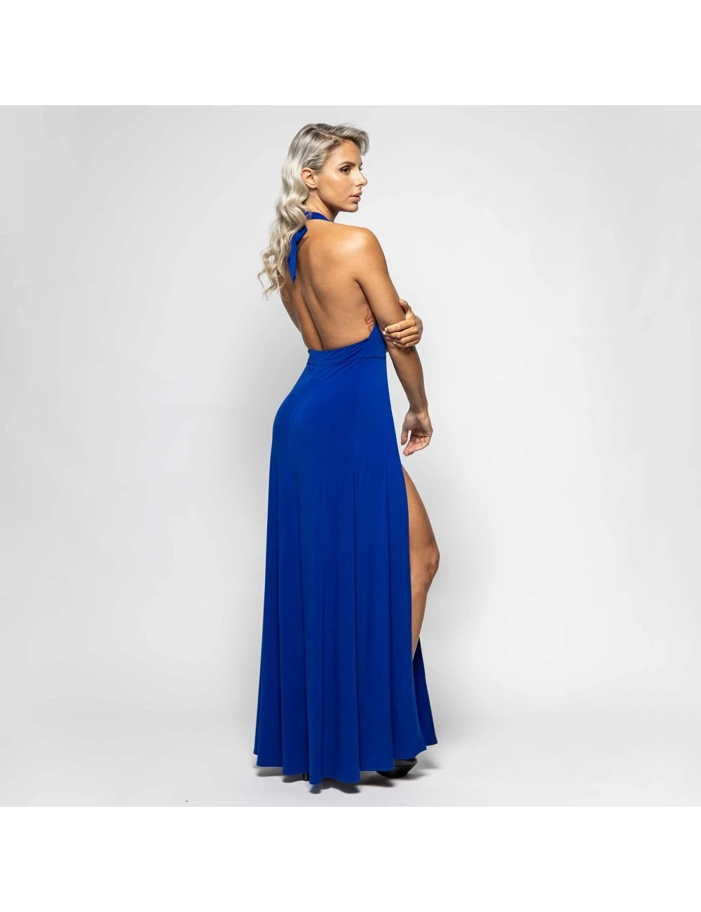 Robe Longue Isabella Bleu Patrice Catanzaro – Image 3