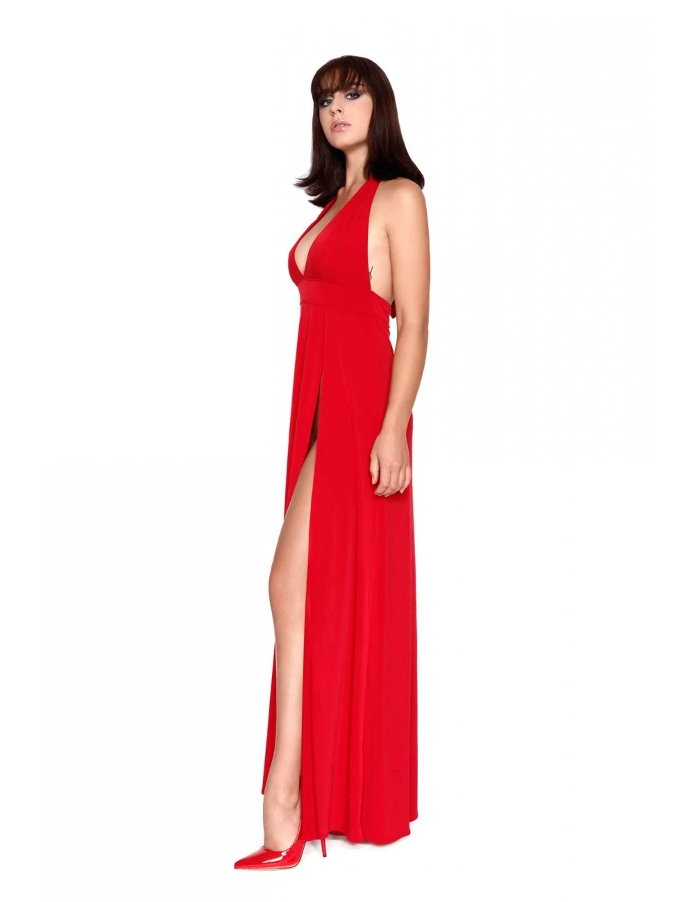 Robe Longue Isabella Rouge Patrice Catanzaro – Image 4
