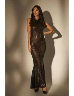 Robe Longue Sequin Aiko PATRICE CATANZARO