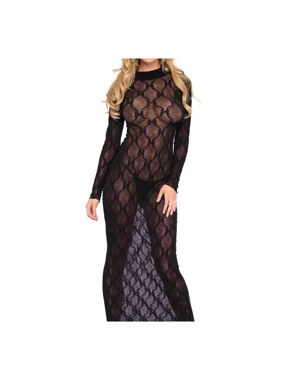 Robe Longue Transparente Délice LEG AVENUE – Image 5