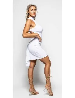Robe Lycra Blanc Texas PATRICE CATANZARO