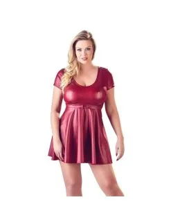 Robe Rouge Evasée Cottelli Collection