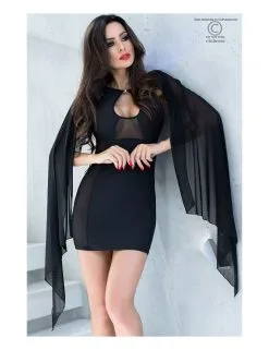 Robe Stretch Et Manches Longues évasées Chilirose