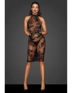 Robe Transparente F240 Fabulous Noir Handmade