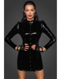 Robe Vinyle F246 Fabulous Noir Handmade