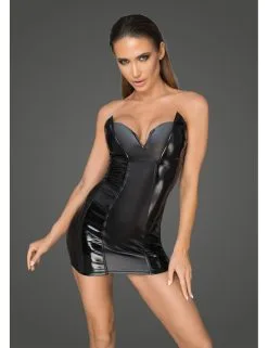 Robe Vinyle Smart Rebellious Noir Handmade