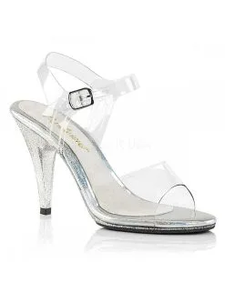 Pleaser USA Shoes Sandales Chic Transparentes Et Brillante PLEASER