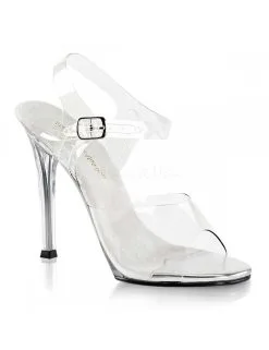 Pleaser USA Shoes Sandales Gala Transparente Talon Haut Pleaser
