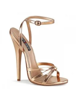 Pleaser USA Shoes Sandales Hauts Talons Domina Or Rose Pleaser