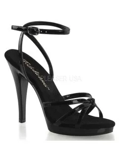 Pleaser USA Shoes Sandales Icône Vernis Noir PLEASER