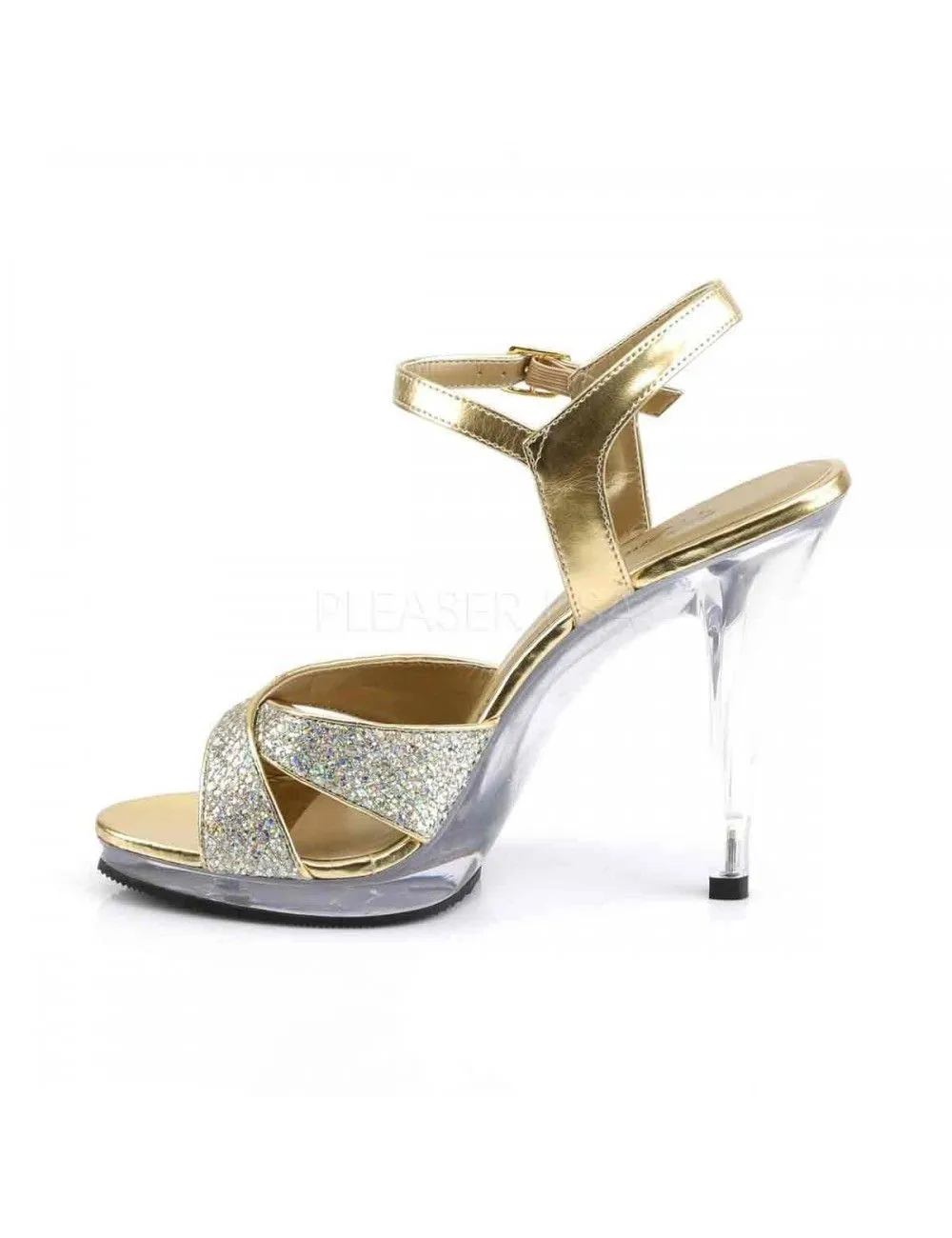 Pleaser USA Shoes Sandales Paillettes & Or PLEASER – Image 3