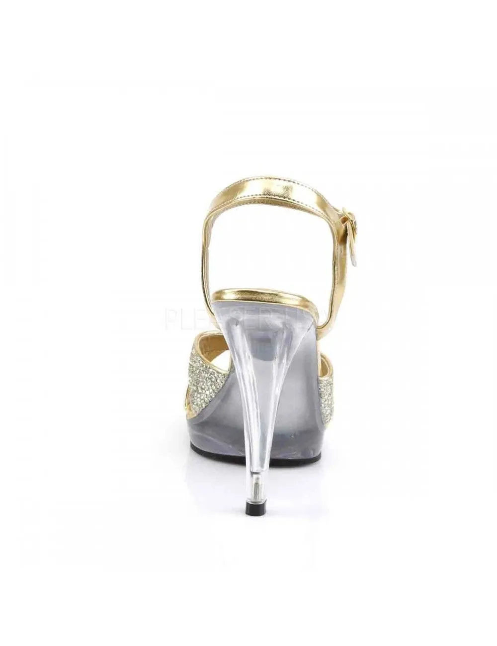 Pleaser USA Shoes Sandales Paillettes & Or PLEASER – Image 4