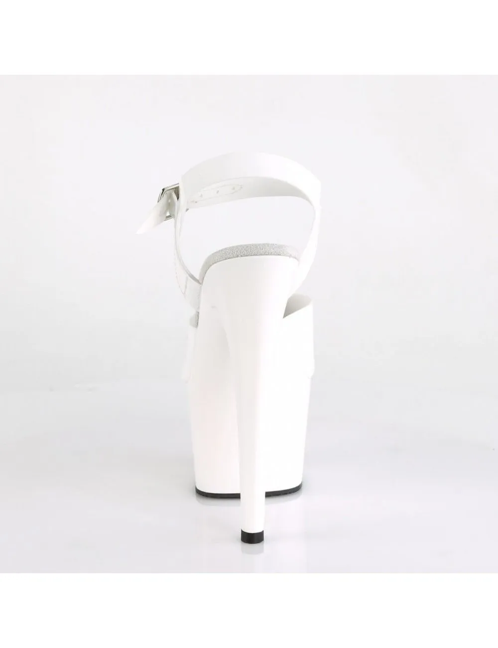 Pleaser USA Shoes Sandales Plateforme Adore 708N Blanc Vernis Pleaser – Image 4