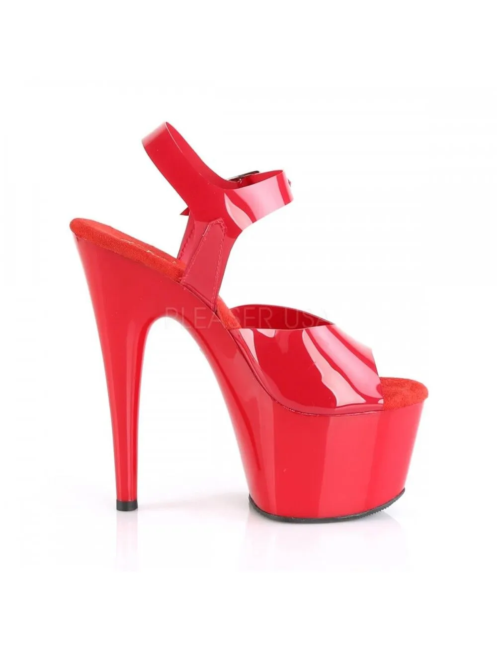 Pleaser USA Shoes Sandales Plateforme Adore 708N Rouge – Image 5