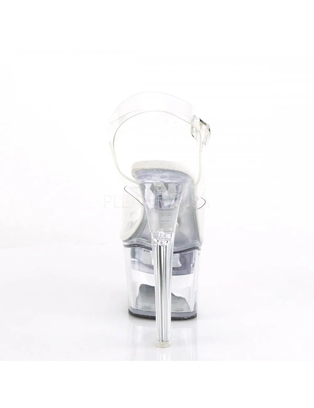 Pleaser USA Shoes Sandales Plateforme Flashdance 708 Transparente PLEASER – Image 4