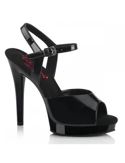 Pleaser USA Shoes Sandales Plateforme Glory 509 Noir PLEASER