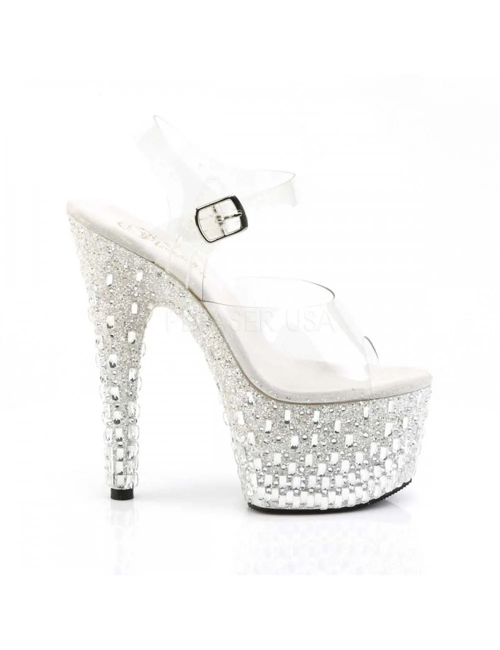 Pleaser USA Shoes Sandales Plateforme Ice Pole Dance Pleaser – Image 5