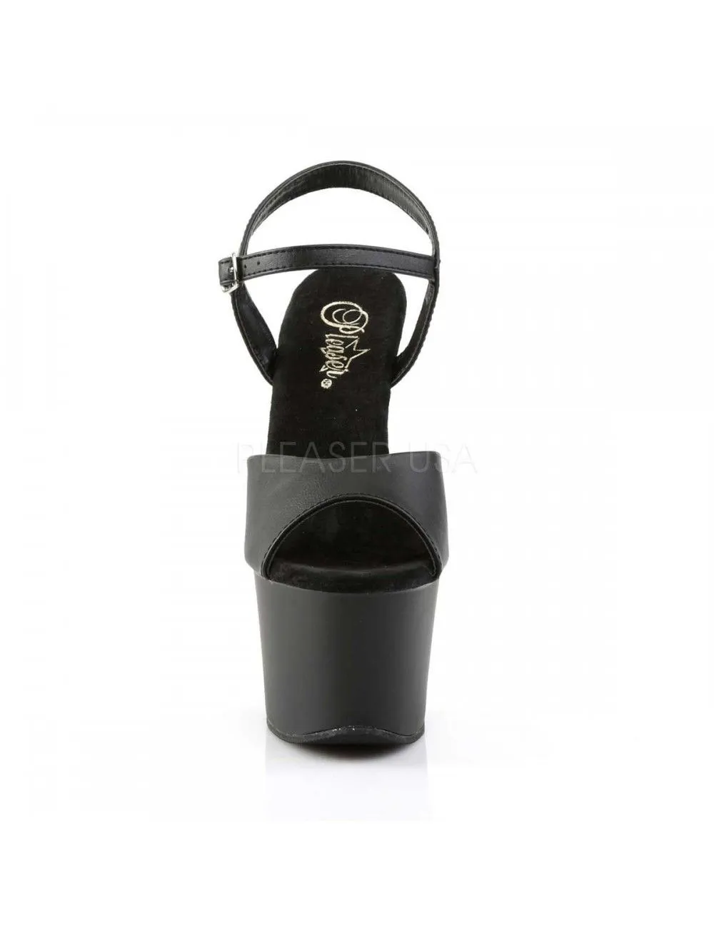 Pleaser USA Shoes Sandales Plateforme Noir Mat SKY 309 – Image 2
