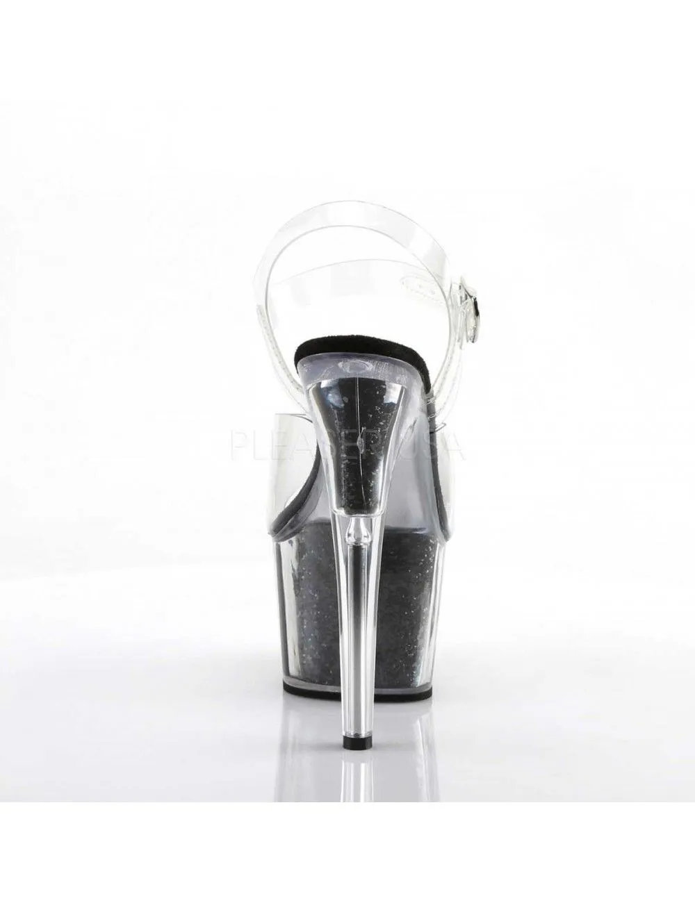 Pleaser USA Shoes Sandales Plateforme Pailleté Noir Sexy Pleaser – Image 4