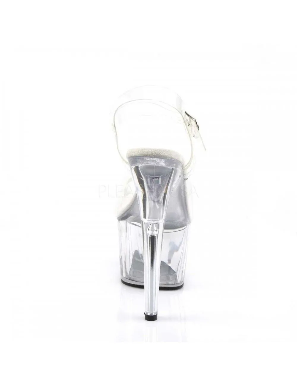 Pleaser USA Shoes Sandales Plateforme Transparente Adore Pleaser – Image 4
