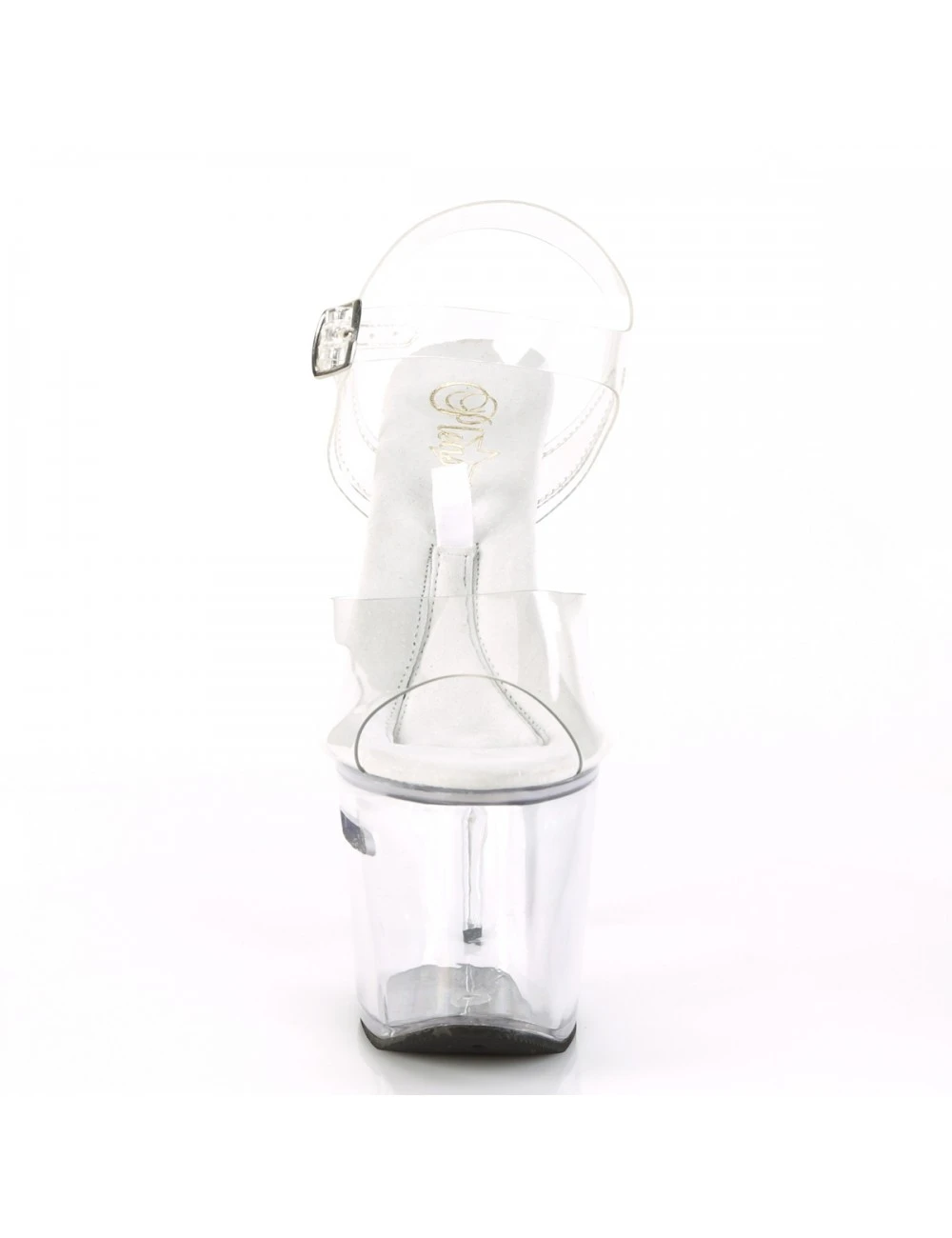 Pleaser USA Shoes Sandales Plateforme Transparente Tipjar Pleaser – Image 2