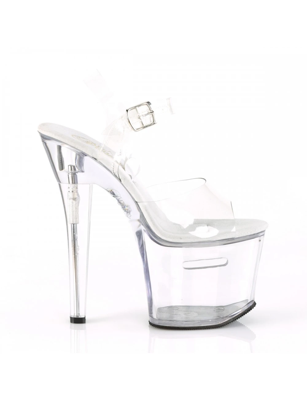 Pleaser USA Shoes Sandales Plateforme Transparente Tipjar Pleaser – Image 3