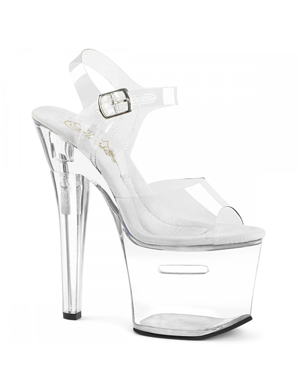Pleaser USA Shoes Sandales Plateforme Transparente Tipjar Pleaser
