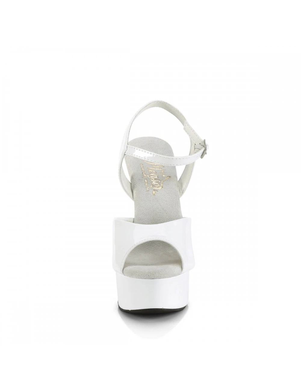 Pleaser USA Shoes Sandales Plateformes Excite 609 Blanc PLEASER – Image 2