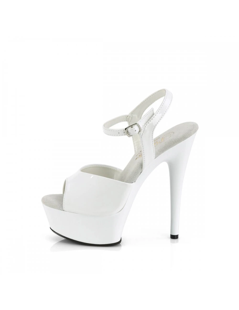 Pleaser USA Shoes Sandales Plateformes Excite 609 Blanc PLEASER – Image 5