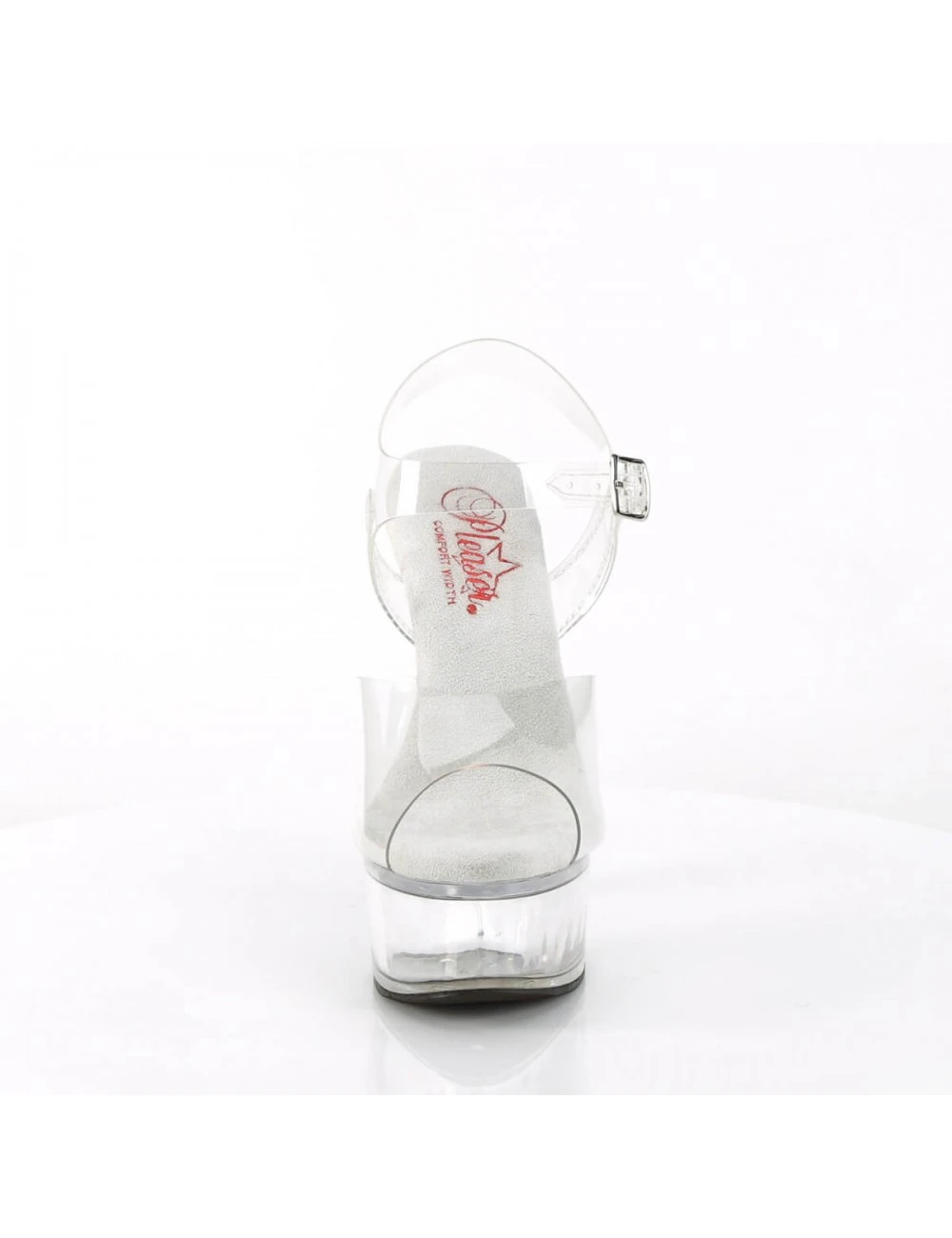 Pleaser USA Shoes Sandales Plateformes Gleam 608 Transparente PLEASER – Image 2