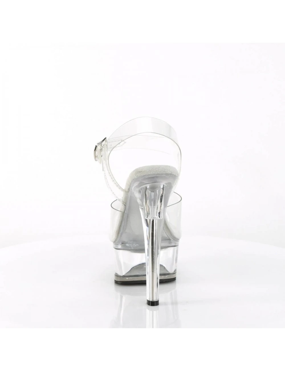 Pleaser USA Shoes Sandales Plateformes Gleam 608 Transparente PLEASER – Image 4