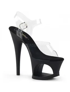 Pleaser USA Shoes Sandales Plateformes Noir Moon Sexy PLEASER
