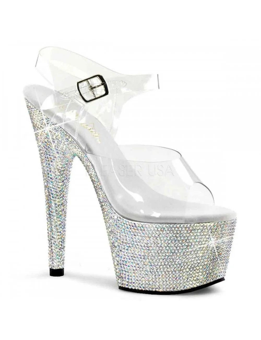 Pleaser USA Shoes Sandales Plateformes Strass Bejeweled PLEASER