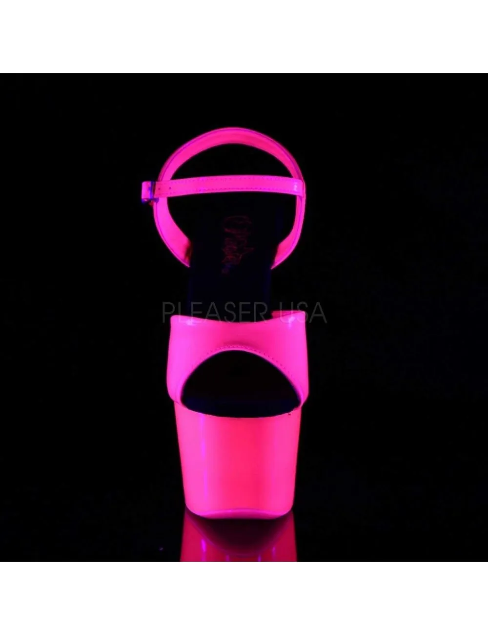Pleaser USA Shoes Sandales Plateformes Uv Rose Pleaser – Image 2