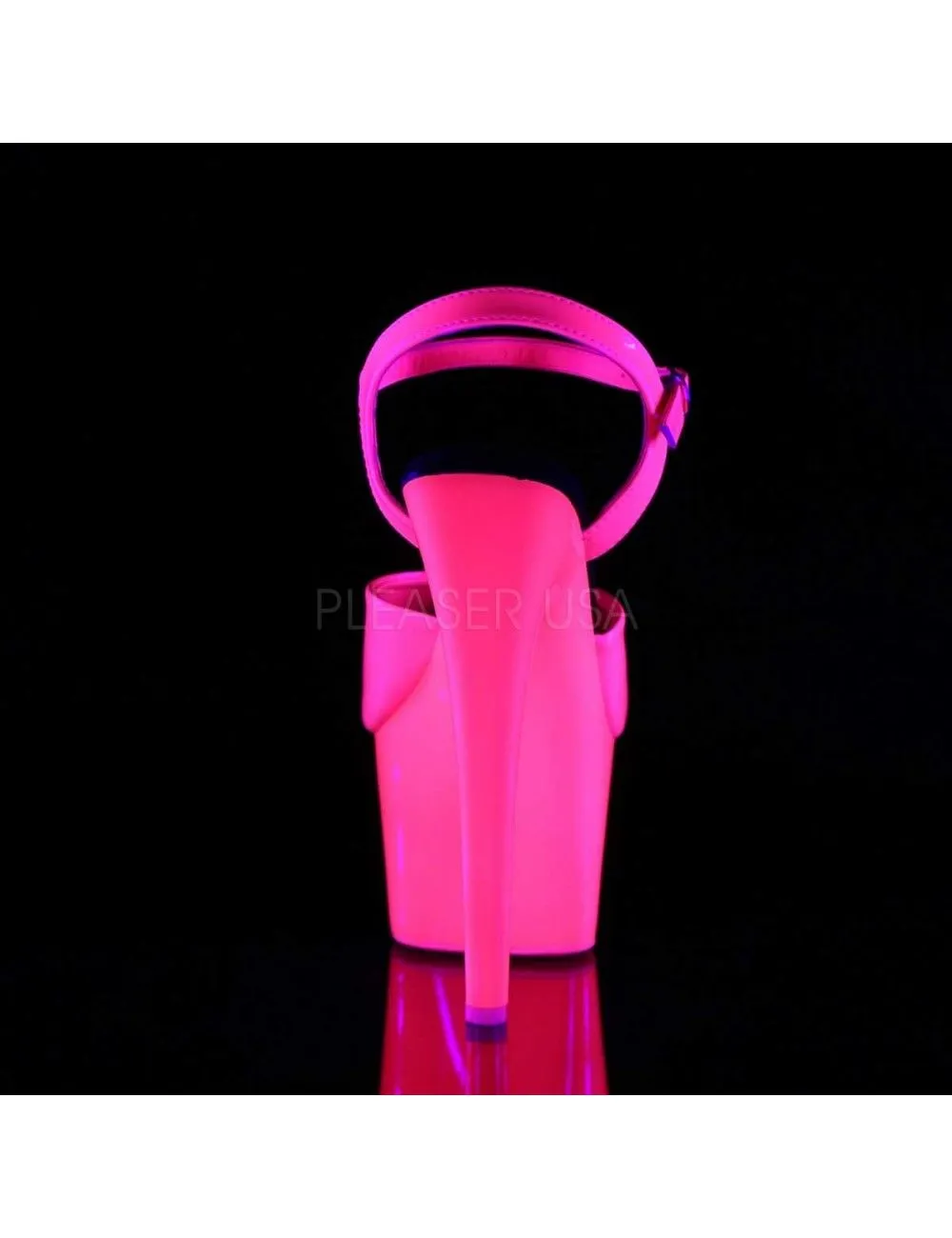 Pleaser USA Shoes Sandales Plateformes Uv Rose Pleaser – Image 4