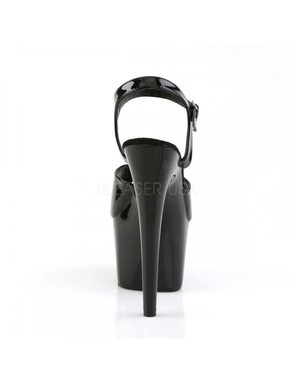 Pleaser USA Shoes Sandales Talons Vertigineux Noir Brillant PLEASER – Image 4